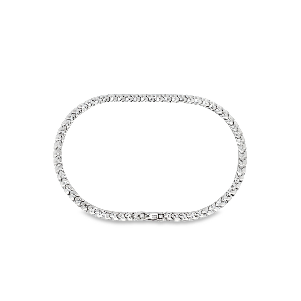 14K White Gold 7" 2 CTW Diamond Bracelet