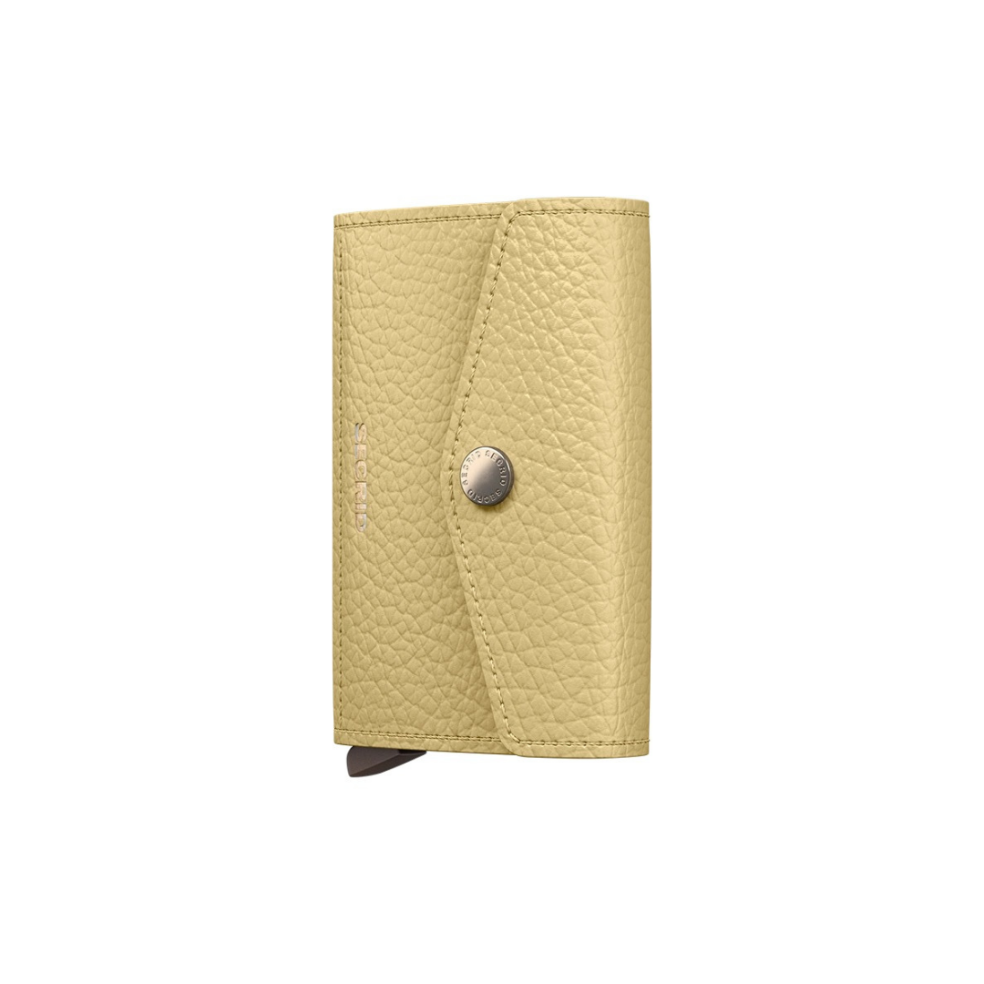 Secrid Pebble Butter Yellow Envelope Wallet