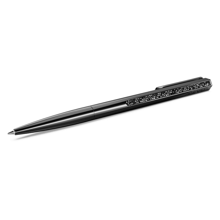 Black Lacquered Swarovski Pen With Crystal Rocks