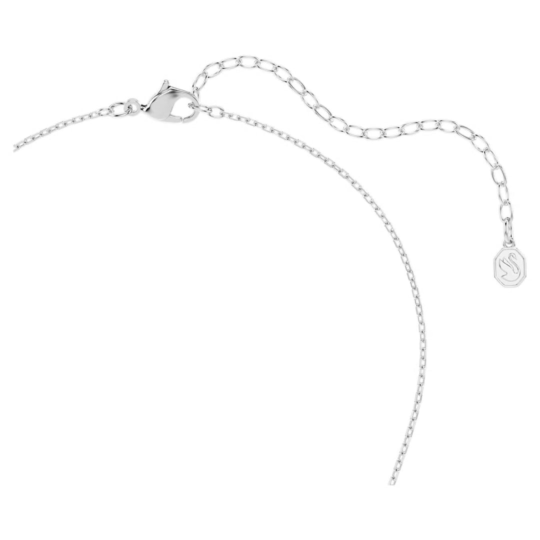 Swarovski Symbolica Rhodium Plated Horseshoe Necklace With Clear Crystal Pearl 5736247