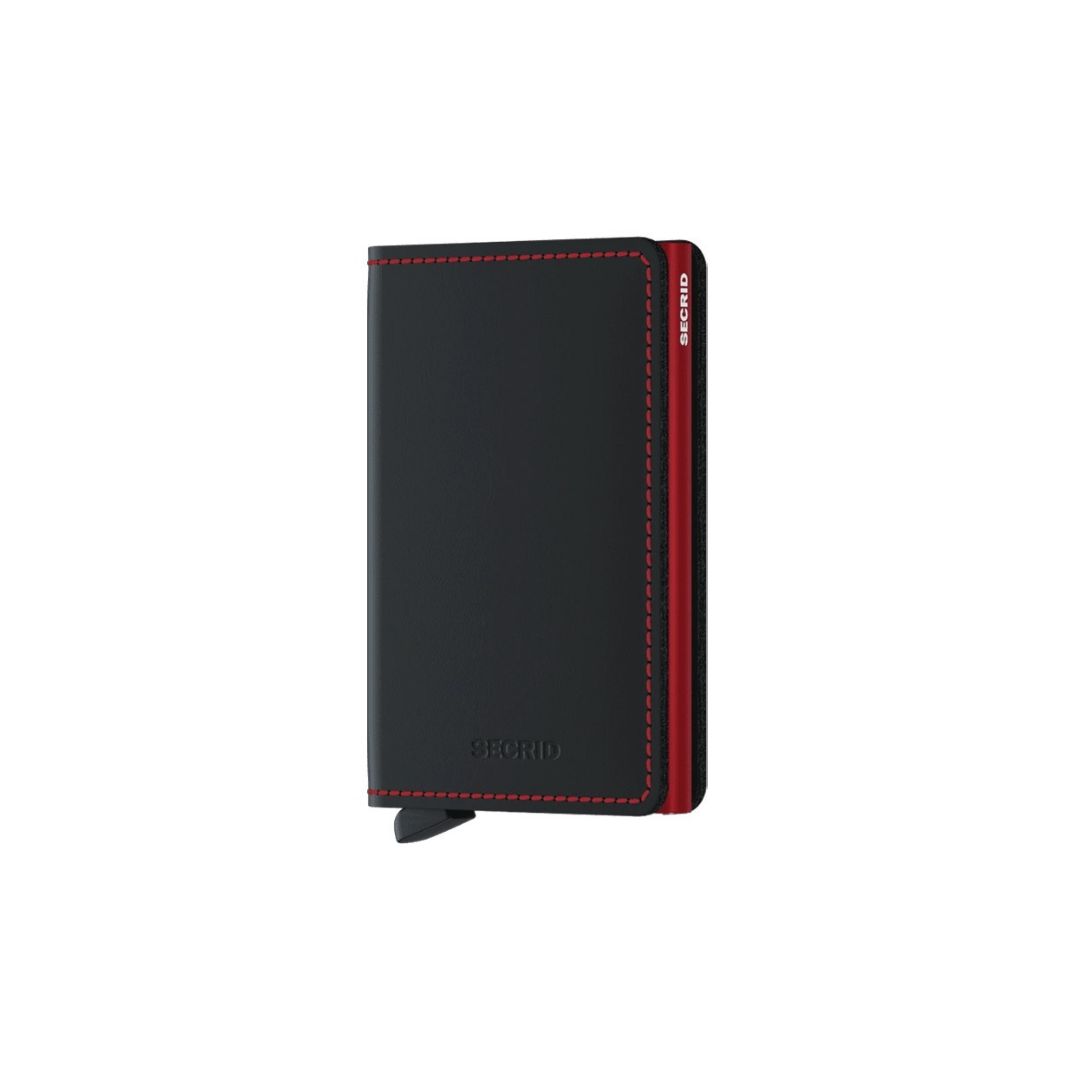 Secrid Matte Black&Red Slimwallet