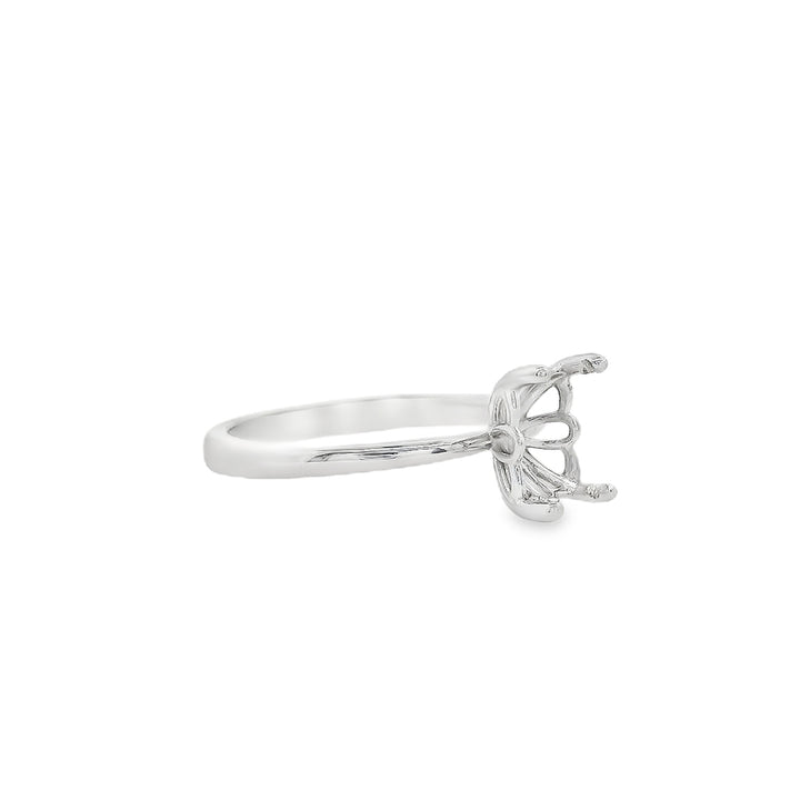 Women's 14K White Gold Solitaire Ring Mount 420-00129