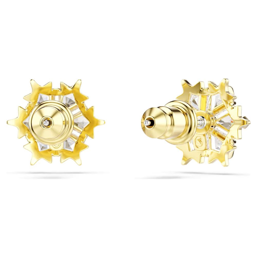 Swarovski Magic Evolution Gold-Tone Plated Snowflake Stud Earrings