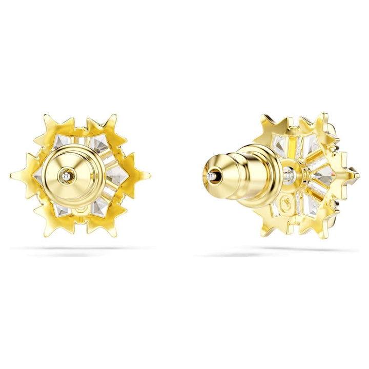 Swarovski Magic Evolution Gold-Tone Plated Snowflake Stud Earrings