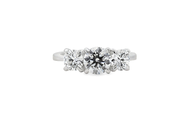 14K White Gold 2.00 CTW LAB Grown Diamond Ring