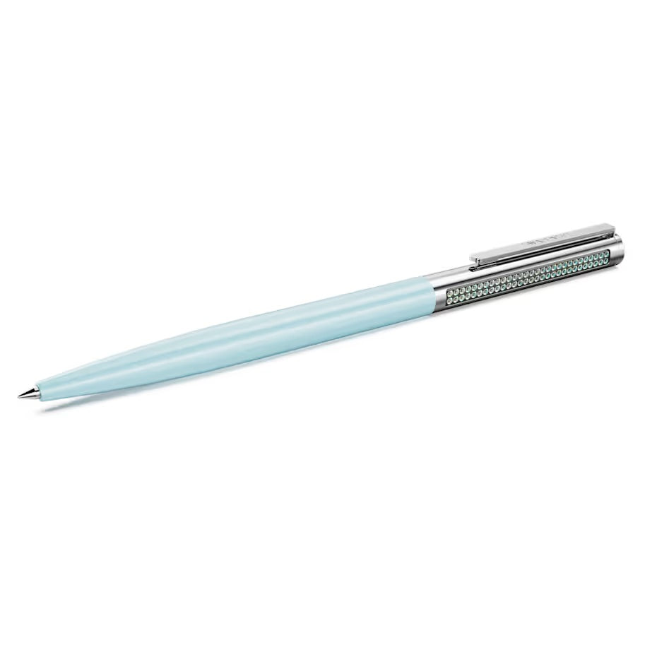 Blue Lacquered Swarovski Pen With Crystals