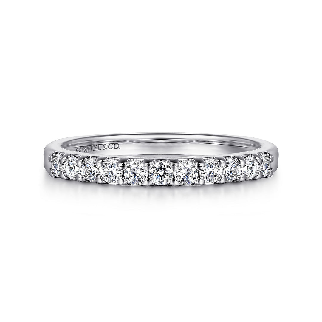 14K White Gold SI G/H 0.24 CTW Diamond Women's Wedding Band