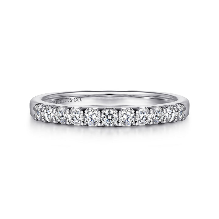 14K White Gold SI G/H 0.24 CTW Diamond Women's Wedding Band