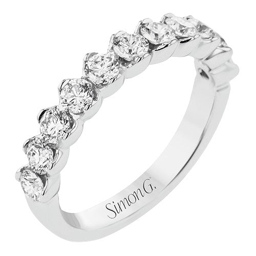 18K White Gold 1.00 CTW Diamond Women's Wedding Band