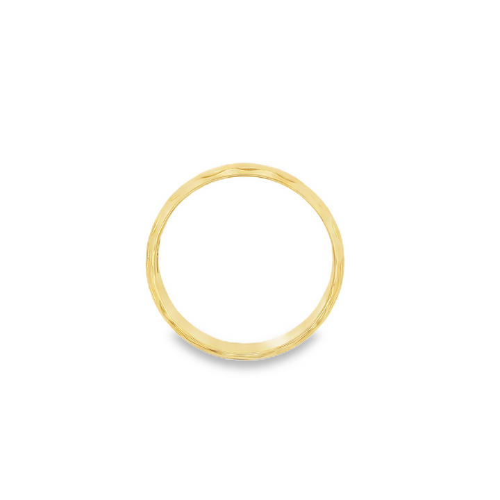 Estate - 10K Yellow Gold 5mm Wide Band, Size 10