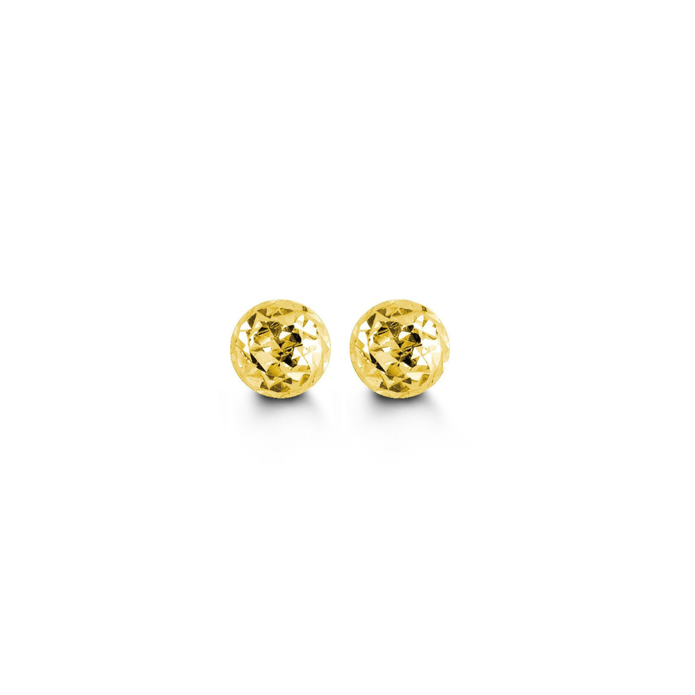 10K Yellow Gold Stud Earrings