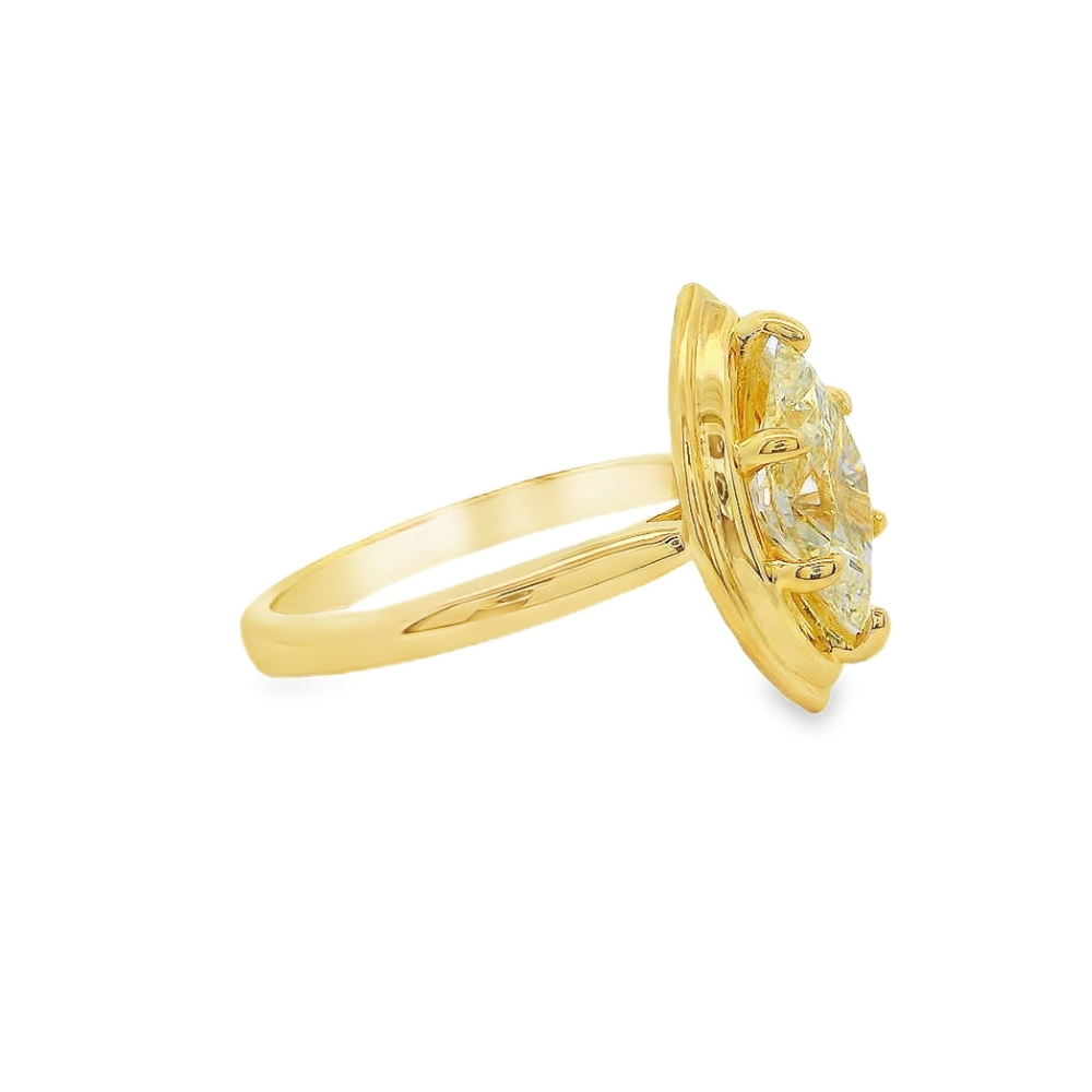 Women's 14K Yellow Gold Solitaire Ring Mount 420-00141
