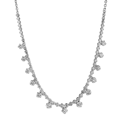 18K White Gold Simon G. 1.93 CTW Diamond 18" Necklace