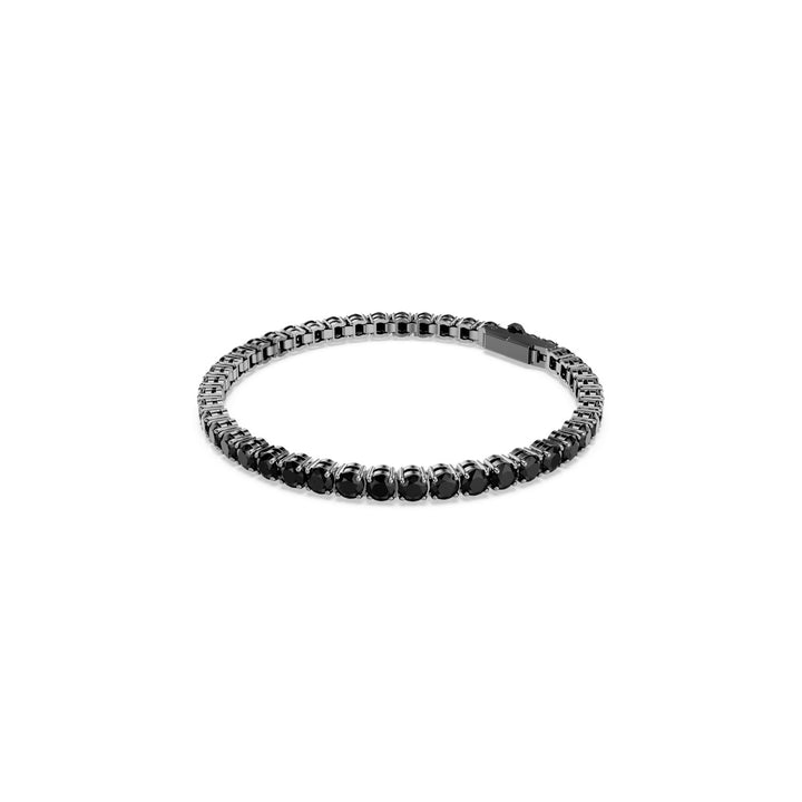 Swarovski Matrix Ruthenium Plated Bracelet With Black Zirconia's 5696031