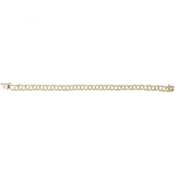 Women's 14K Yellow Gold Curb Link 7" Bracelet