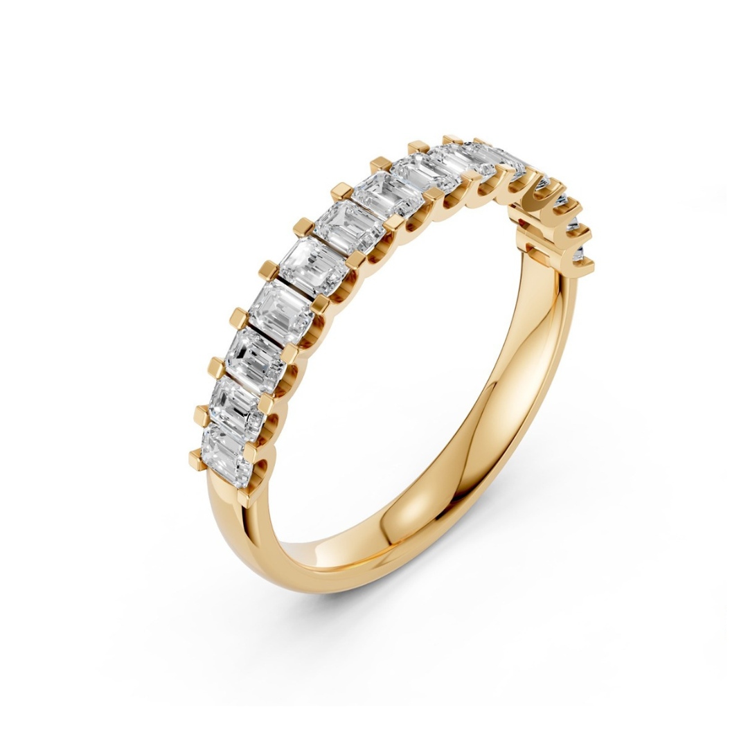 14K Yellow Gold 1.40 CTW LAB Grown Diamond Women's Band
