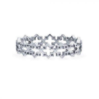 Birks Sterling Silver Iconic Muse Stackable Ring