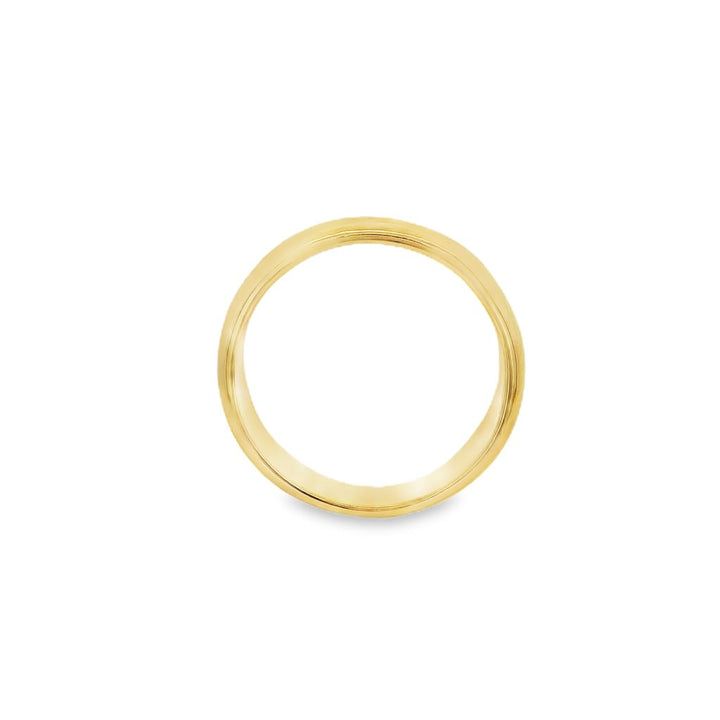 Estate - 22K Yellow Gold Polished Ring, Size 7.5