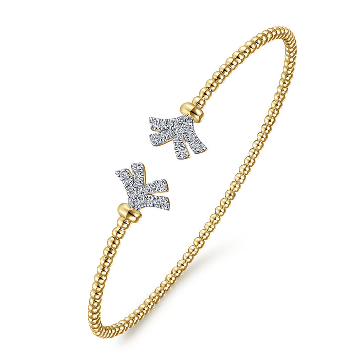 14K Yellow And White Gold Gabriel & Co. 0.20 CTW Diamond Bracelet