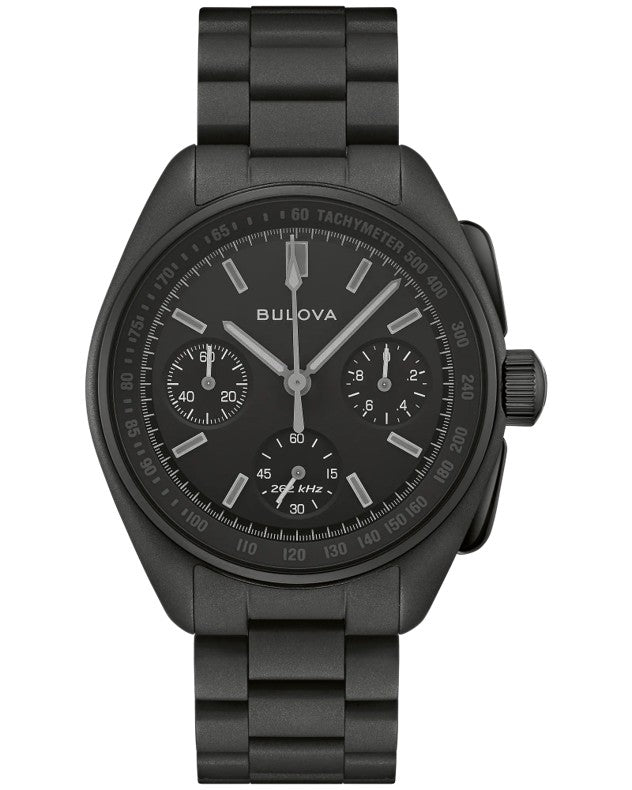 Bulova Lunar Pilot Black Hole Men's High-Precision 262kHz Quartz Watch 98A335