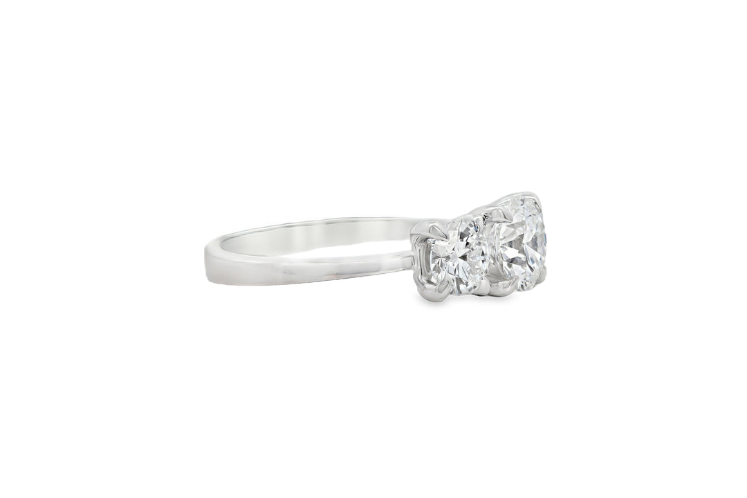 14K White Gold 2.00 CTW LAB Grown Diamond Ring