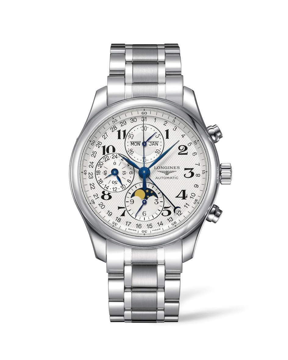 LONGINES Men's Master Collection Automatic Chronograph Moon-Phase Watch